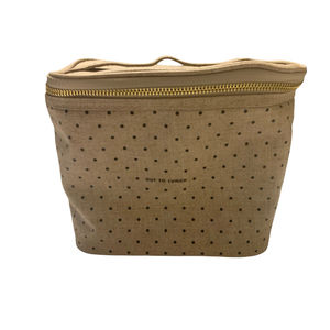 Kate Spade Out To Lunch Tote Cosmetic Bag Insulated Polka Dot Lunch Box